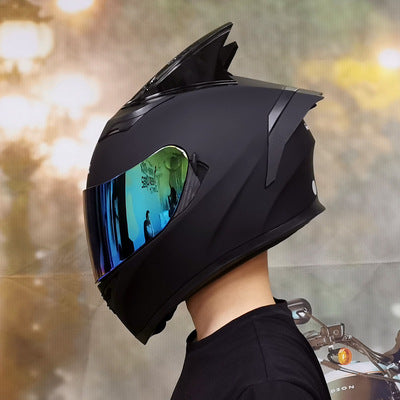 Unisex Motorradhelm Doppelvisier Anti Beschlag Vollvisier - Hobbyfy