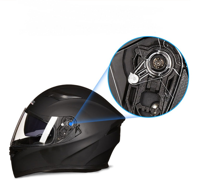 Unisex Motorradhelm Doppelvisier Anti Beschlag Vollvisier - Hobbyfy