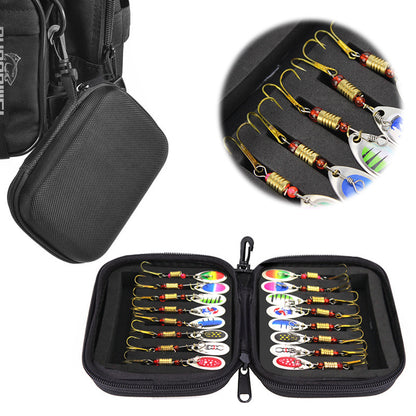 Kompakt Fishing Ködertasche Mit Fliegenhaken Set 16x11x5 cm - Hobbyfy