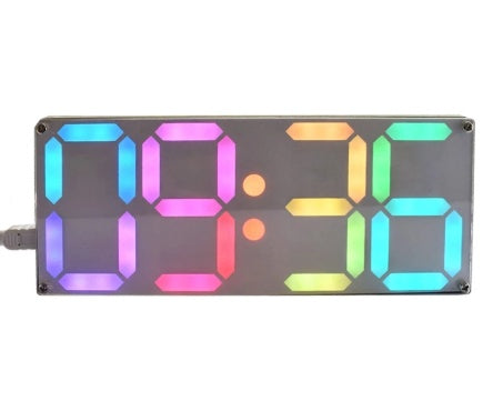 DIY Bausatz LED RainbowDigital Röhren Uhr