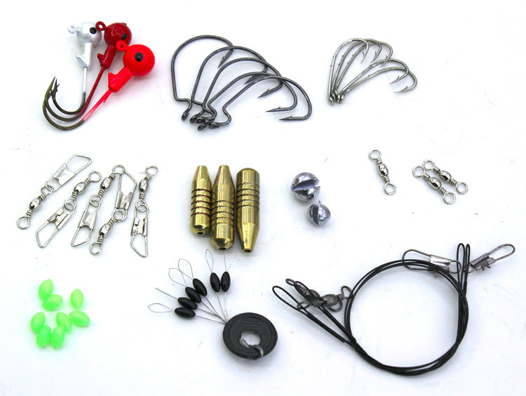 Fishing Gear Soft Bait Set 100 Köderstücke Inkl Box Hochkohlenstoffstahl Haken - Hobbyfy
