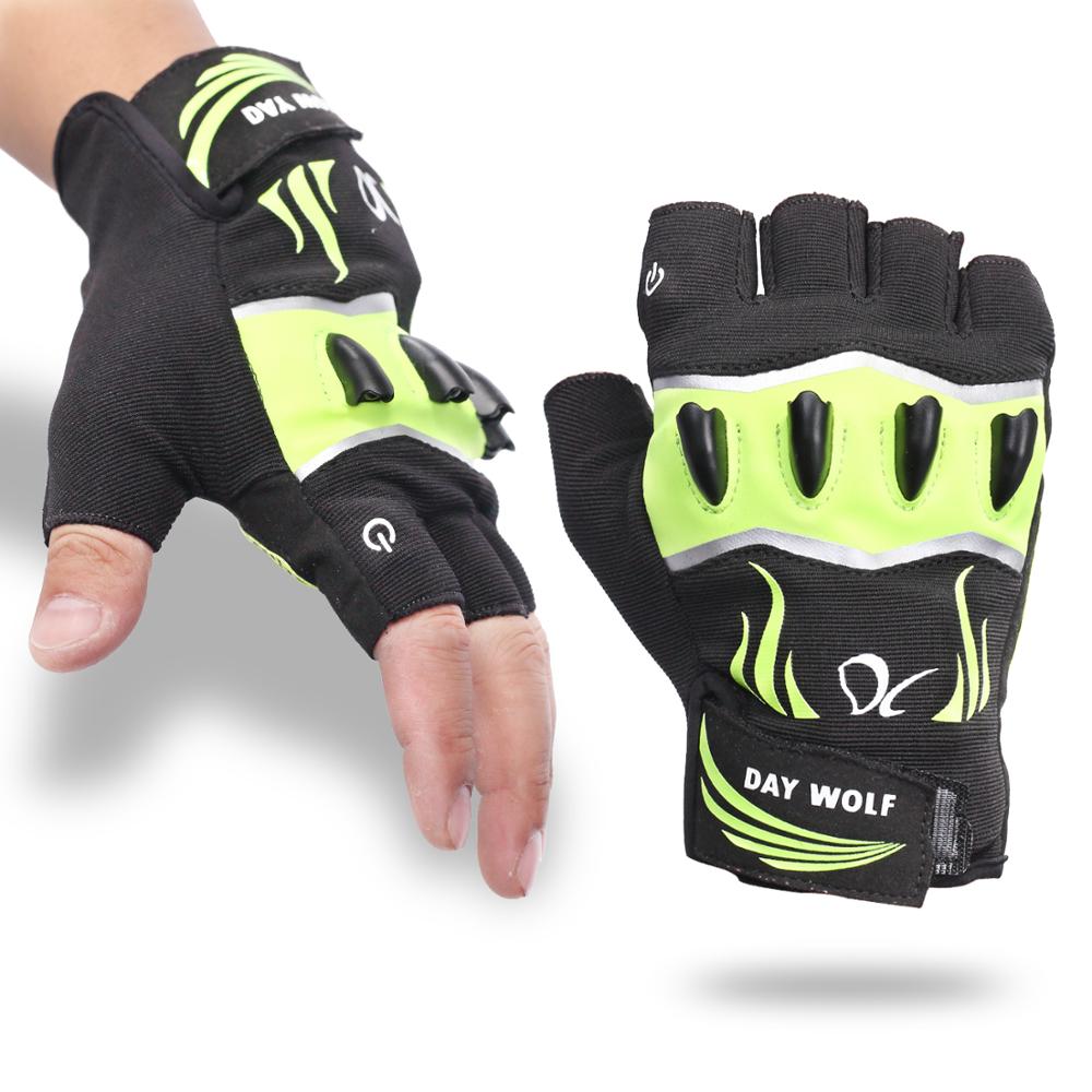 Fingerlose Outdoor Rad Handschuhe Robuster Griff und Licht - Hobbyfy