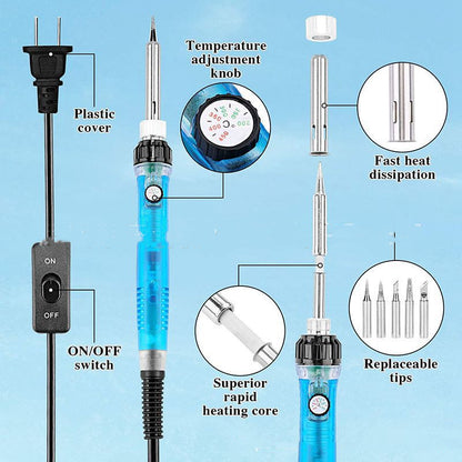 DIY HolzPro Holzbrenner Set Mit Thermostat Für Holzbrand Kürbisgravur Löt