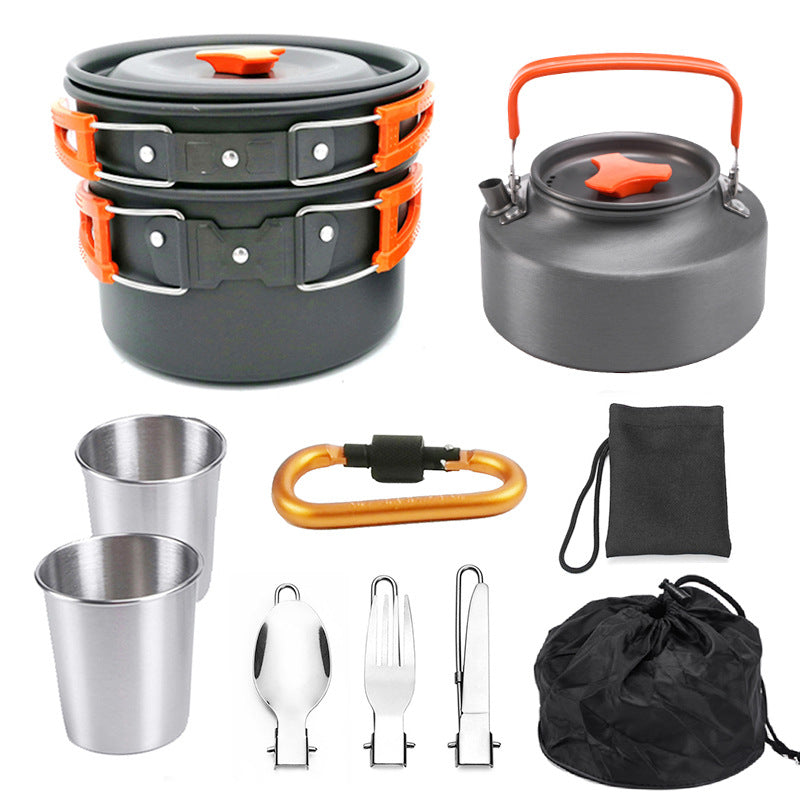Outdoor Kochset Leichtes Aluminium Für Camping - Hobbyfy