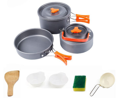 Outdoor Kochset Leichtes Aluminium Für Camping - Hobbyfy