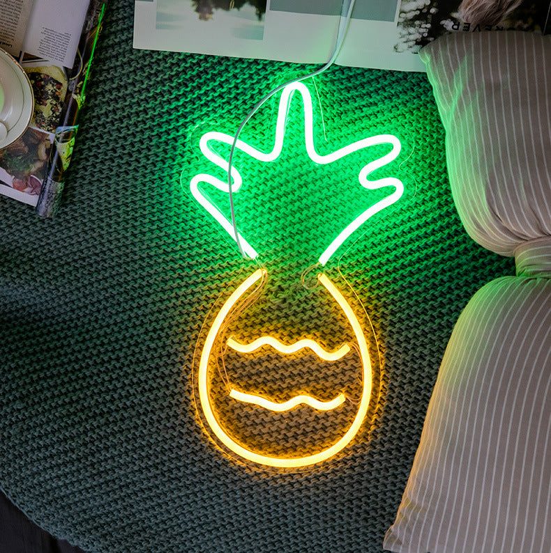 Kreative USB Wandleuchte Motivauswahl Für Bar Und Schlafzimmer