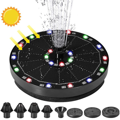 Schwimmende Poolfontäne Mit Farbigen LEDs Und Batterie - Hobbyfy