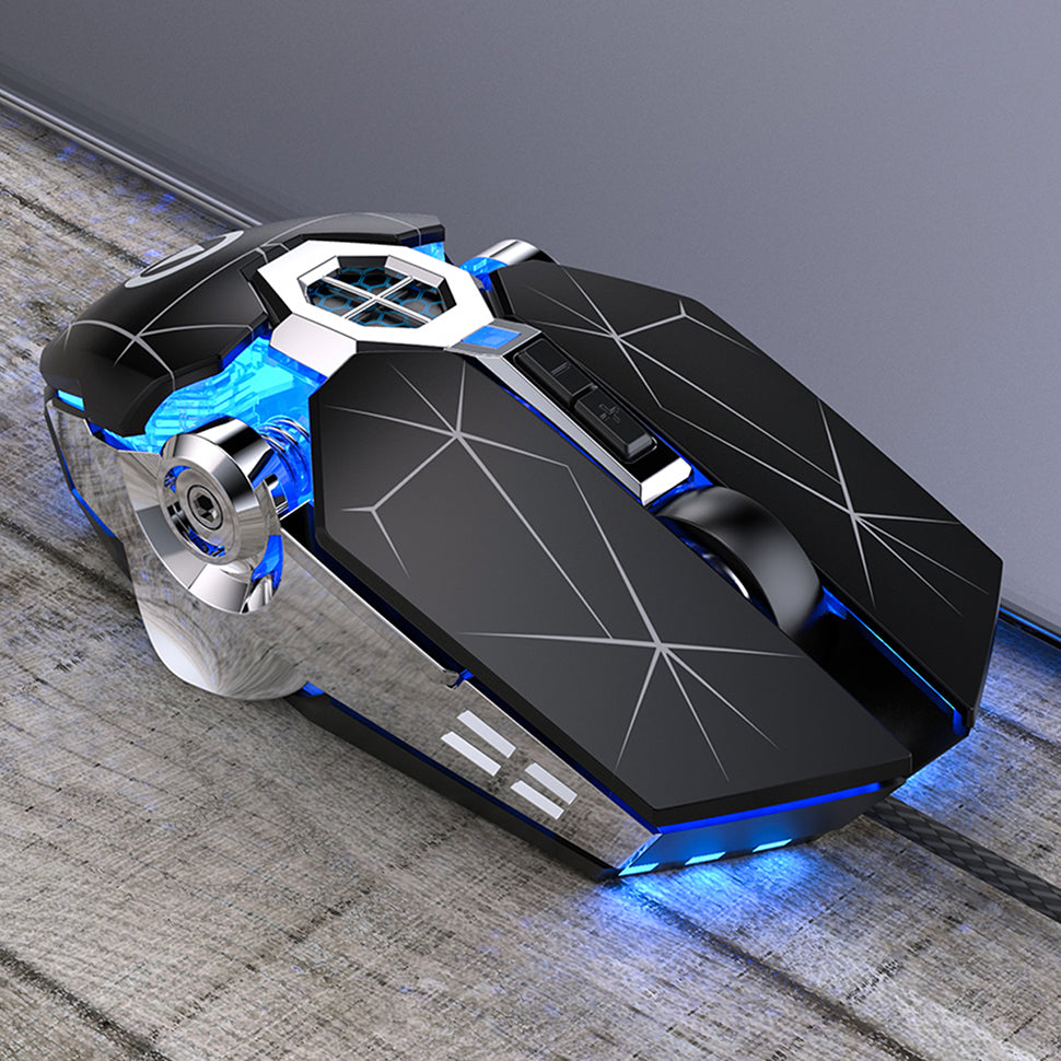 HyperTech Kabelgebundene Gaming-Maus Mit Vier DPI-Stufen Und RGB