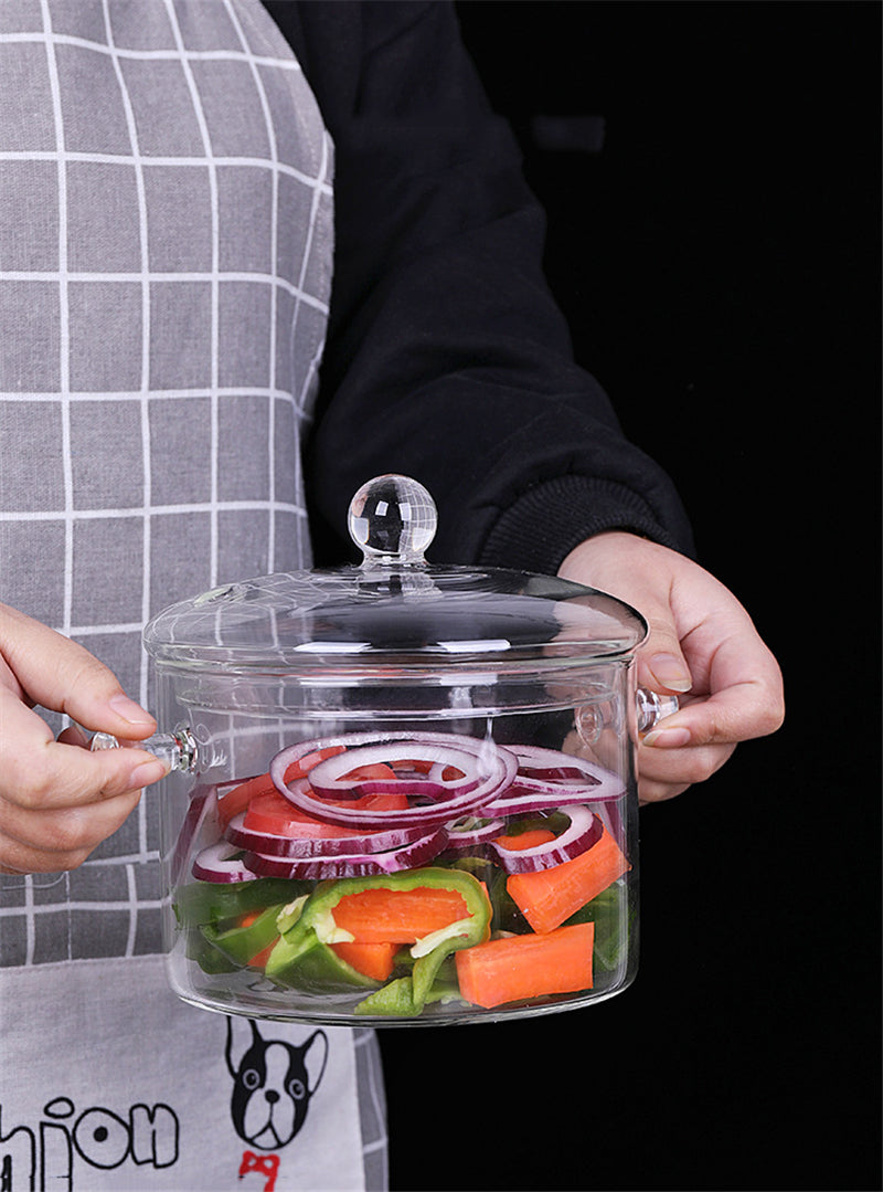 Transparenter Mini Suppentopf Aus Borosilikatglas - Hobbyfy