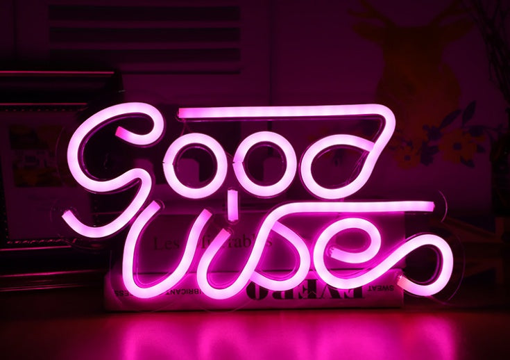LED Neon Schriftzug Aus Transparentem Acryl - Hobbyfy