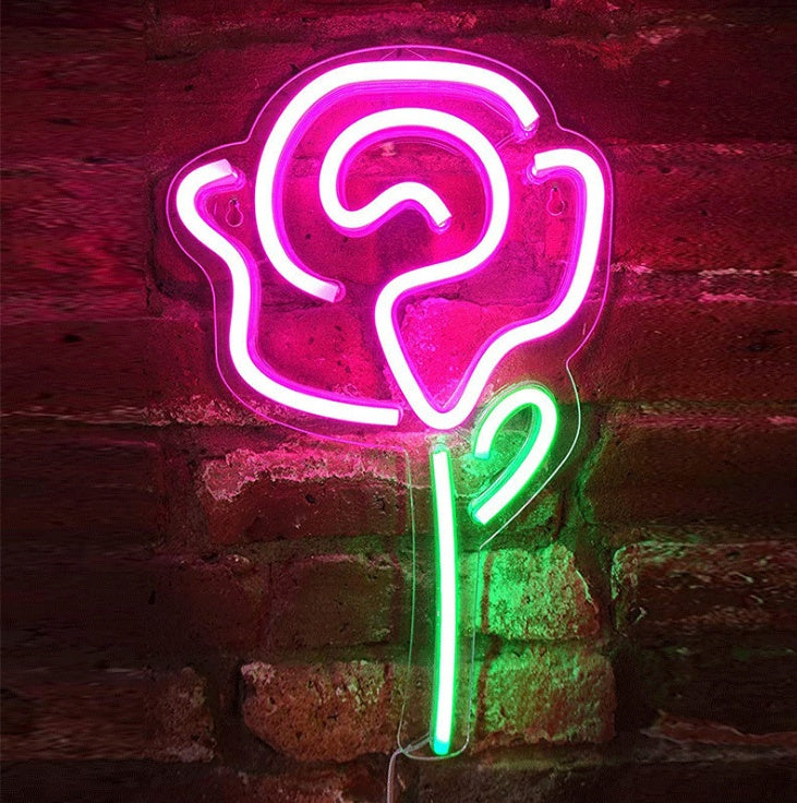 LED Neon Schriftzug Aus Transparentem Acryl - Hobbyfy