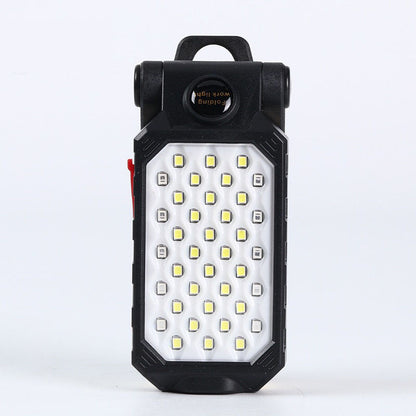 LumoPro Faltbare USB COB Arbeitsleuchte Mit Magnetbasis Und Energiesanzeige Für Camping Und Notfälle - Hobbyfy