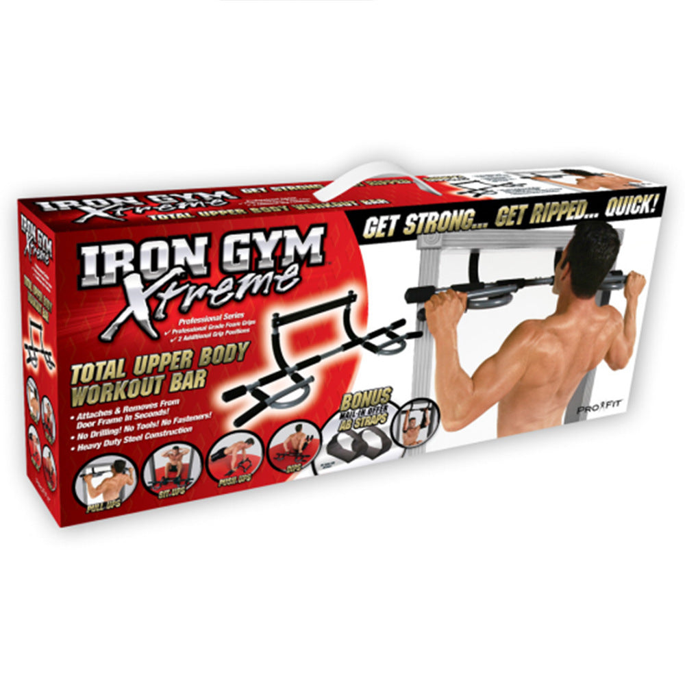 Indoor Klimmzugstange Platzsparend Schwarz Für Oberkörpertraining - Hobbyfy