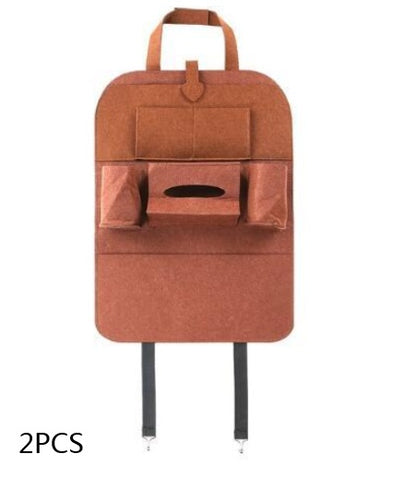 FilzMeister Auto Sitzorganizer Kompakter Filz Organizer 33x14x5,5 cm