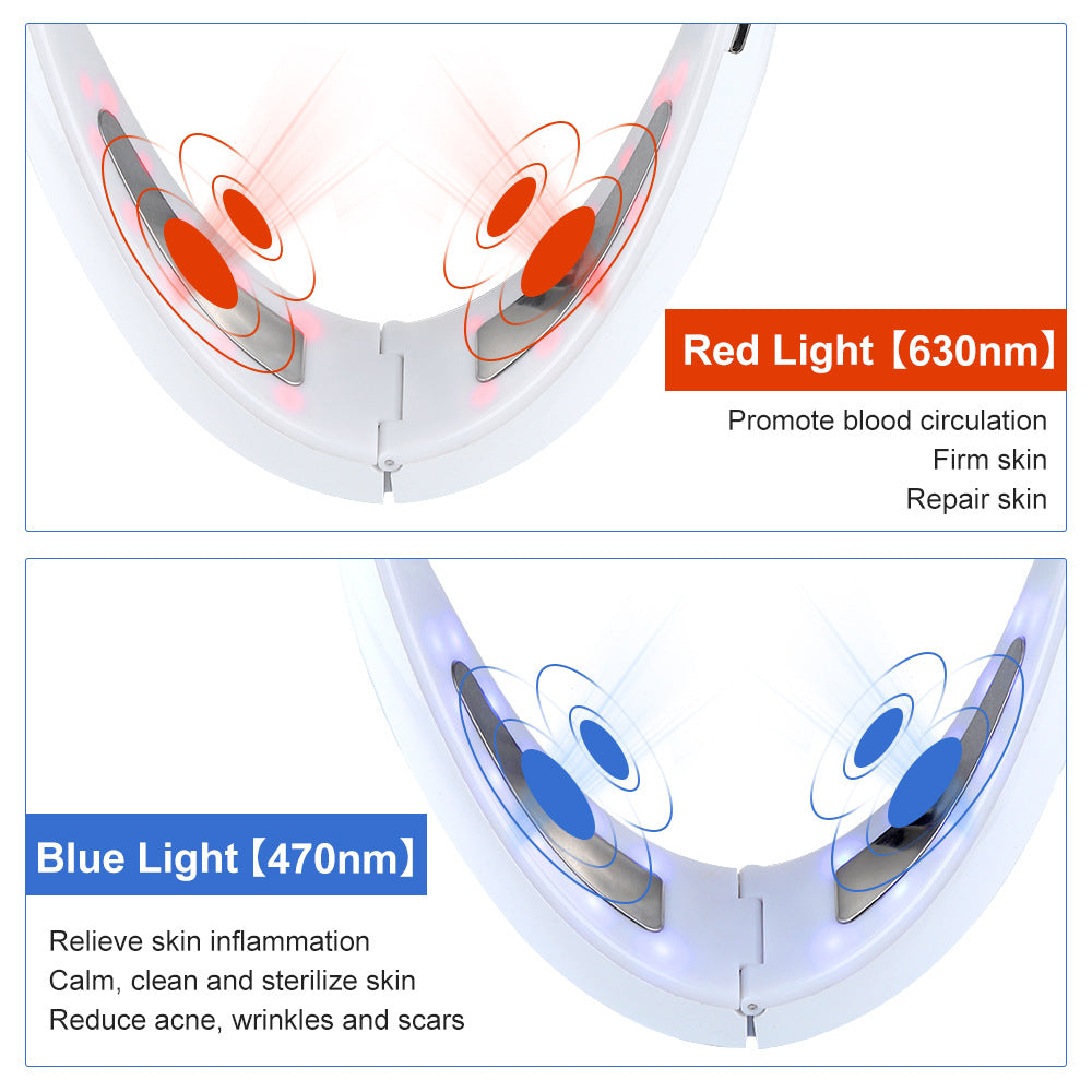 Gesichtslifting Gerät Mit Lichttherapie Mikrostimulation - Hobbyfy