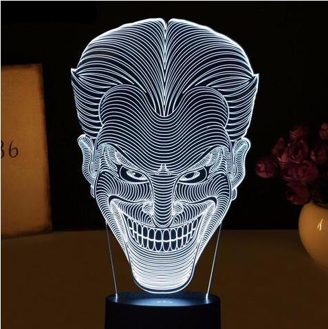 USB Color 3D LED-Lampe Mit Touch Und Fernbedienung Kompakt Mehrfarbig - Hobbyfy