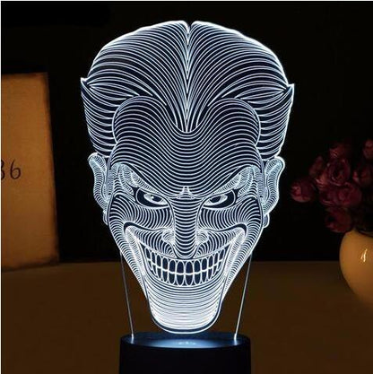 USB Color 3D LED-Lampe Mit Touch Und Fernbedienung Kompakt Mehrfarbig - Hobbyfy