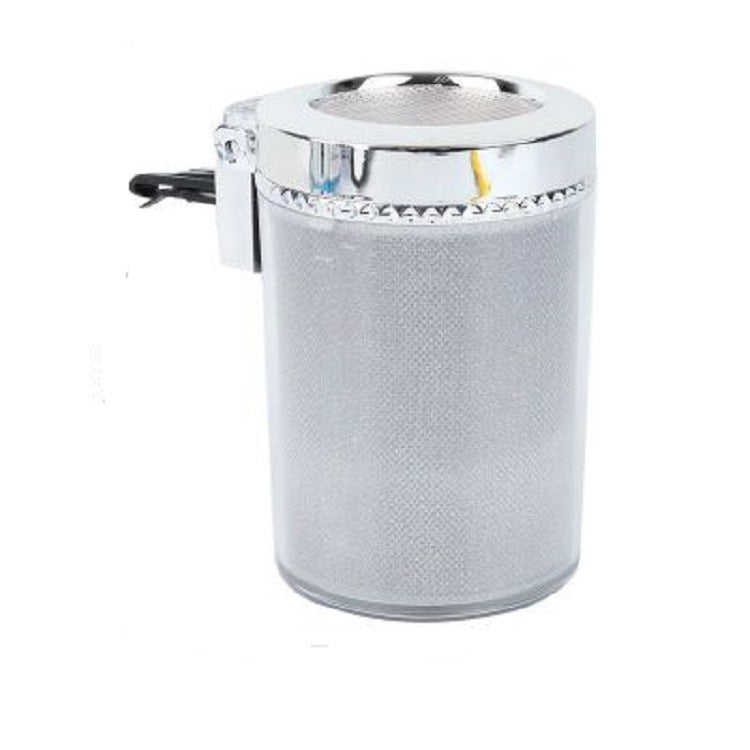 LuxCar LED Auto Aschenbecher Mit RGB Ambient Licht Tragbar 10x8x6 Cm - Hobbyfy