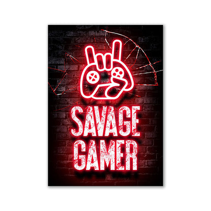 Neon Canvas Gaming Matte - Hobbyfy