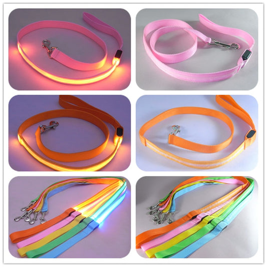LED Beleuchtete Nylon-Hundeleine Mit 3 Modi - Hobbyfy