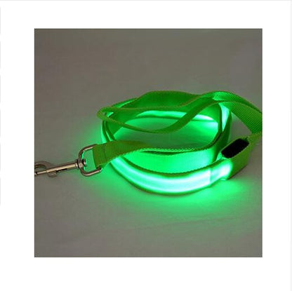 LED Beleuchtete Nylon-Hundeleine Mit 3 Modi - Hobbyfy
