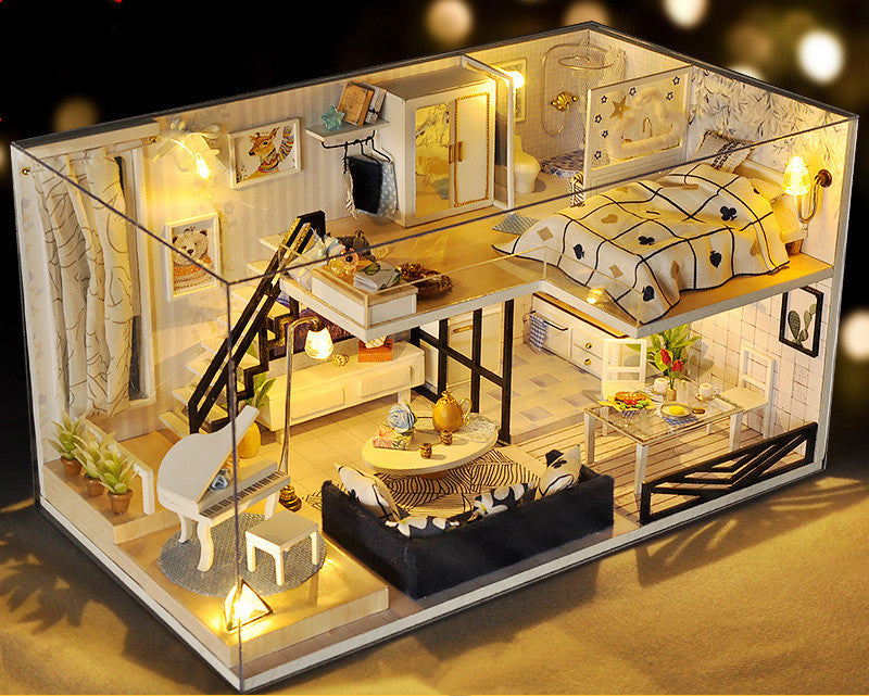 DIY Cottage Handmade Miniaturhaus 1:24 Holzmodell Für Sammler - Hobbyfy