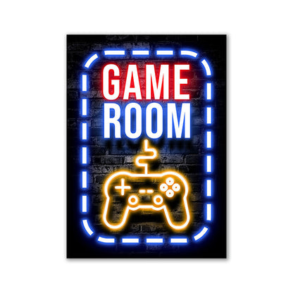 Neon Canvas Gaming Matte - Hobbyfy