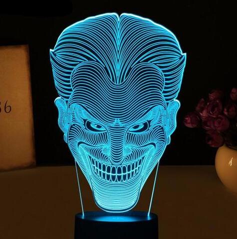 USB Color 3D LED-Lampe Mit Touch Und Fernbedienung Kompakt Mehrfarbig - Hobbyfy