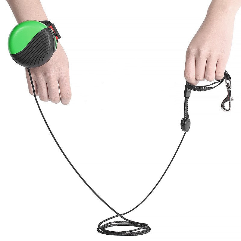 Haustier Leine 3m Freihändig Chrom-Haken - Hobbyfy