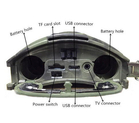 Wildkamera Pro Schnelle Auslösung 12 MP für Tag und Nacht - Hobbyfy
