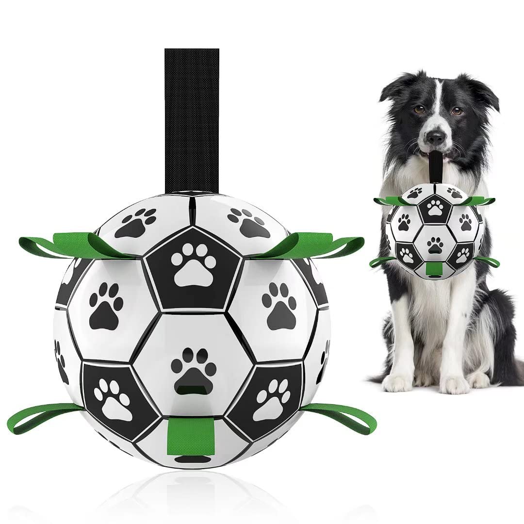 Interaktiver Hunde-Fußball für Training & Apportierspaß - Hobbyfy