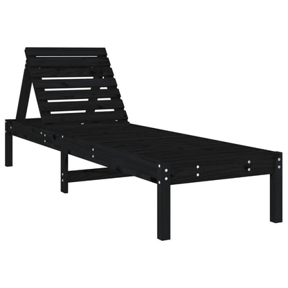 Zwei Sonnenliegen Aus Massivholz Mit Verstellbarer Rückenlehne - Hobbyfy
