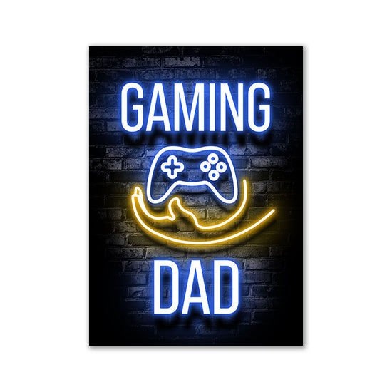Neon Canvas Gaming Matte