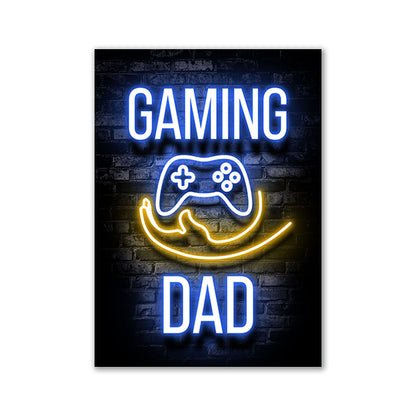Neon Canvas Gaming Matte