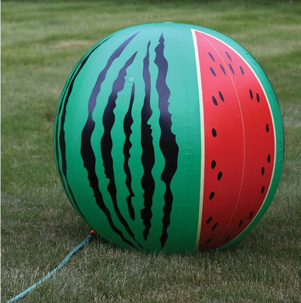 Aufblasbarer Wassersprühball Mit Melonen Design Für Kinder 60cm Wasserspielzeug Für Garten Und Pool - Hobbyfy
