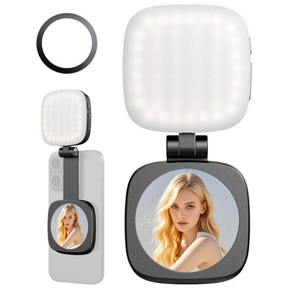 LuminaStream Kompakte Smartphone Beleuchtung Magnet Saugnapf Halterung - Hobbyfy