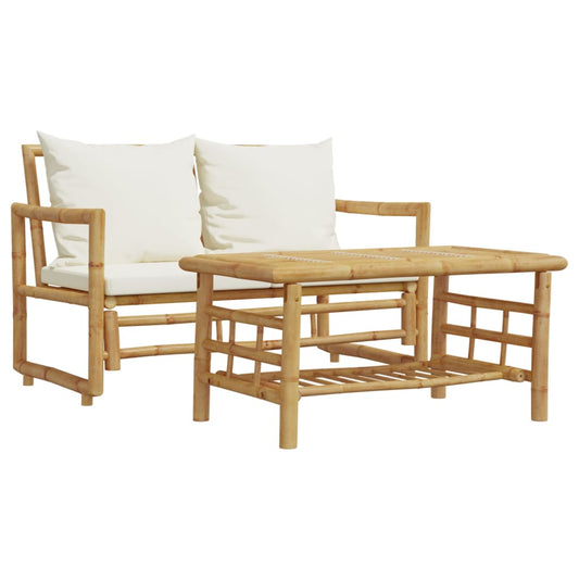 2er Garten Sofa Set Mit Kissen Wetterfest - Hobbyfy