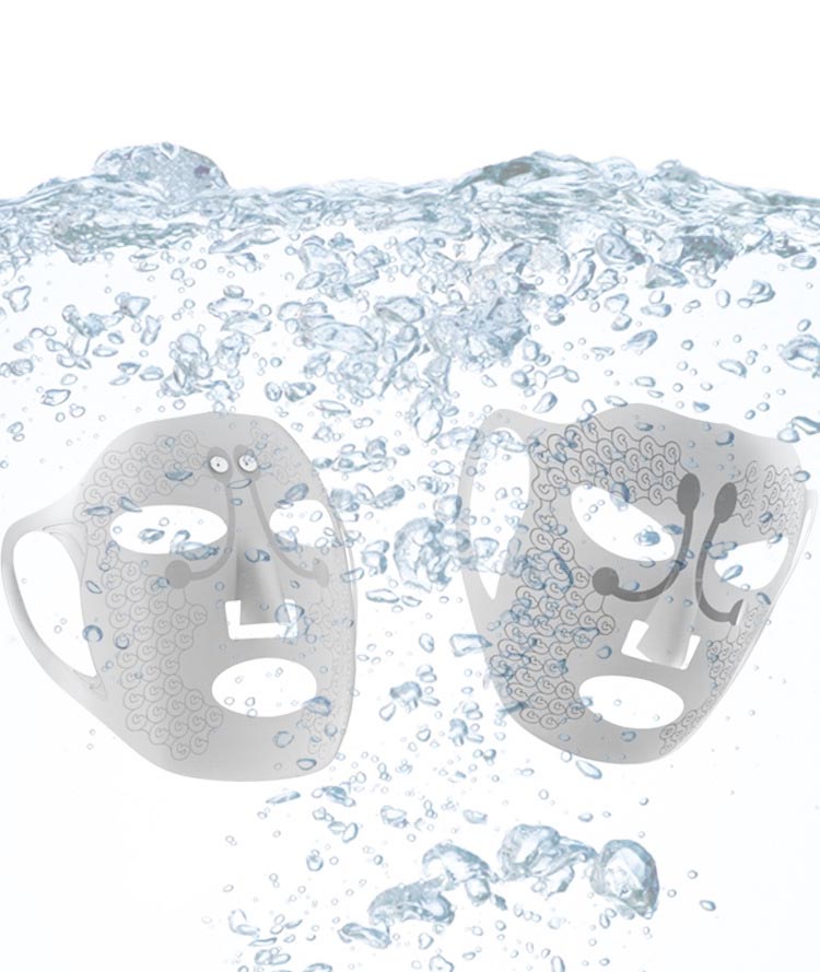 Elektrische Gesichtsmaske Tiefenmassage Hautstraffung