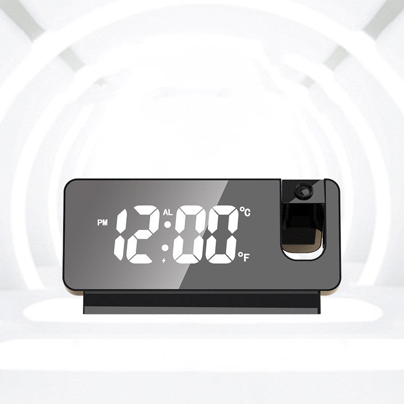 NovaTime Projektionswecker Mit LED Spiegelanzeige Und Snooze - Hobbyfy