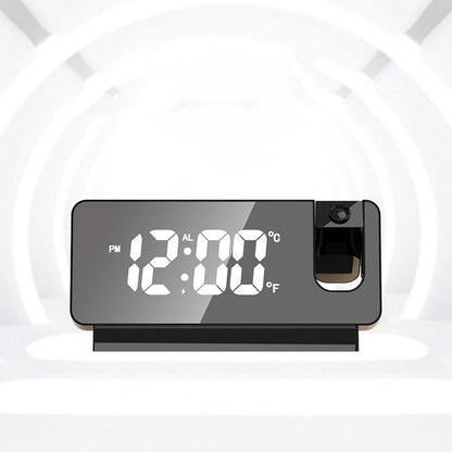 NovaTime Projektionswecker Mit LED Spiegelanzeige Und Snooze - Hobbyfy