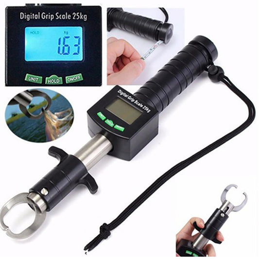 Elektronische Fischwaage mit Klemme 3-in-1 Maßband - Hobbyfy