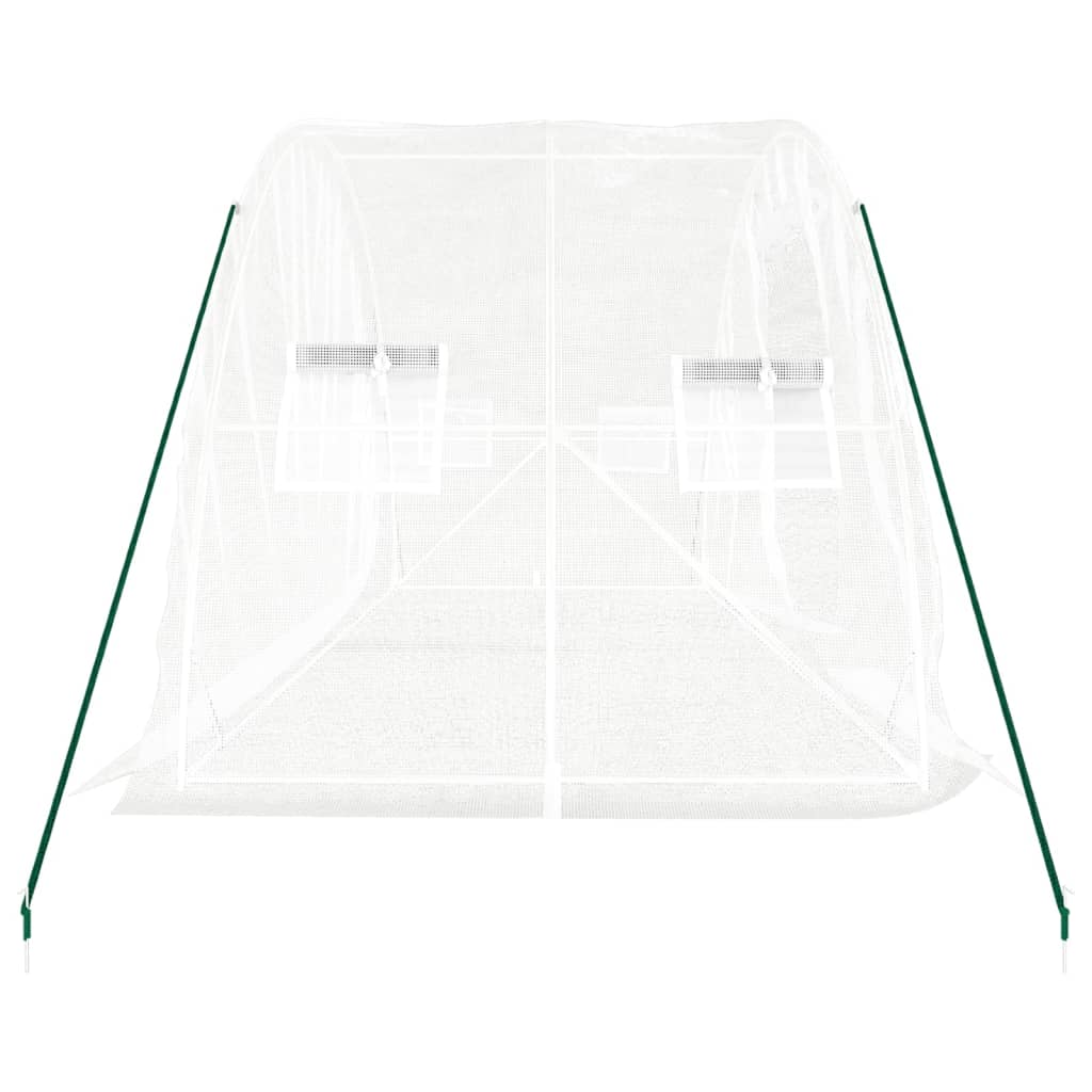 Gewächshaus Stahlrahmen 10 m2 Nutzfläche 5 x 2 x 2,3 m - Hobbyfy