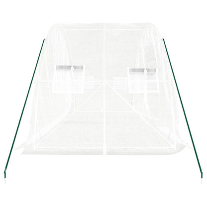Gewächshaus Stahlrahmen 10 m2 Nutzfläche 5 x 2 x 2,3 m - Hobbyfy