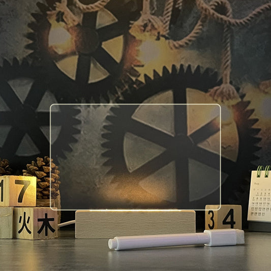 Kreative Notiztafel LED Nachtlicht Mit Stift USB Nachrichtentafel - Hobbyfy