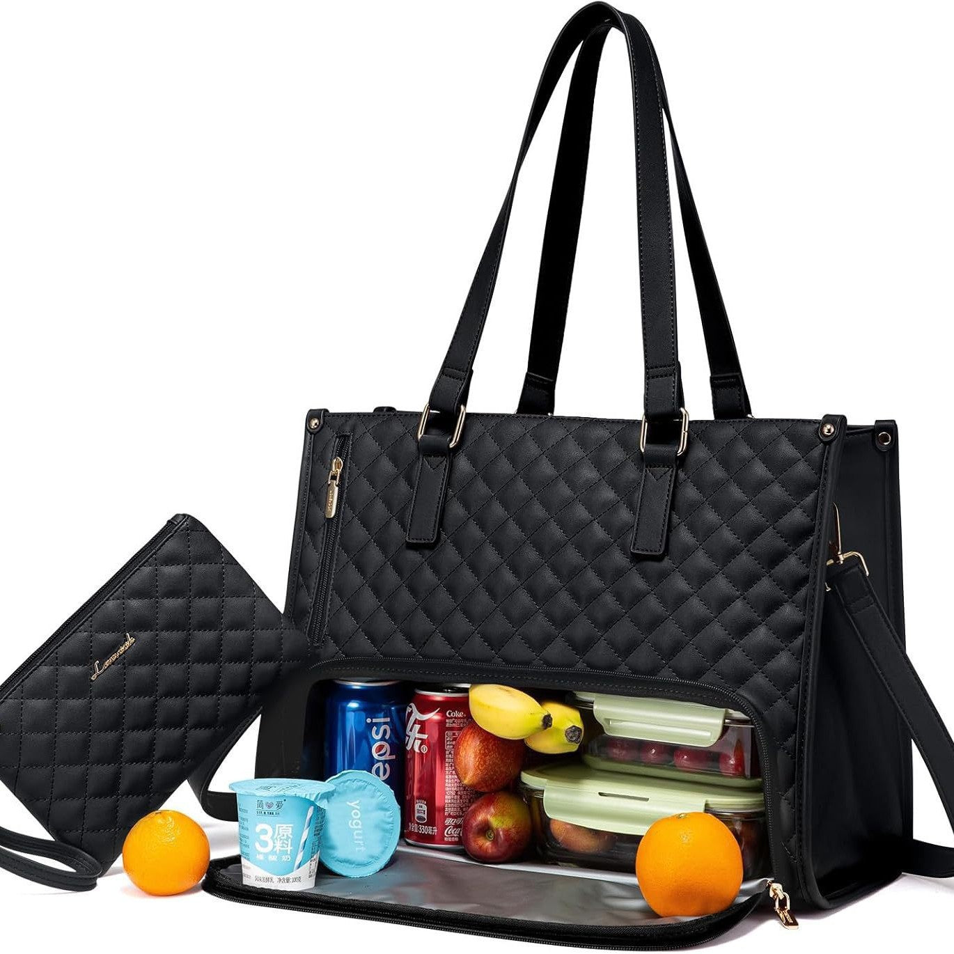 Convenient Commute Lunch Bag Damen Isolierte Kühltasche Auslaufsicher - Hobbyfy
