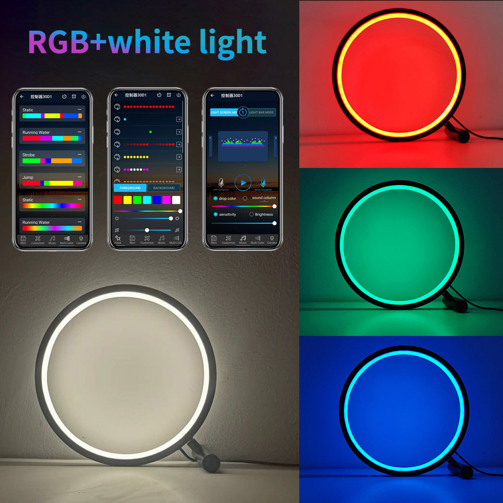 RGB Gaming Schreibtischlampe aus Aluminium – App-Steuerung
