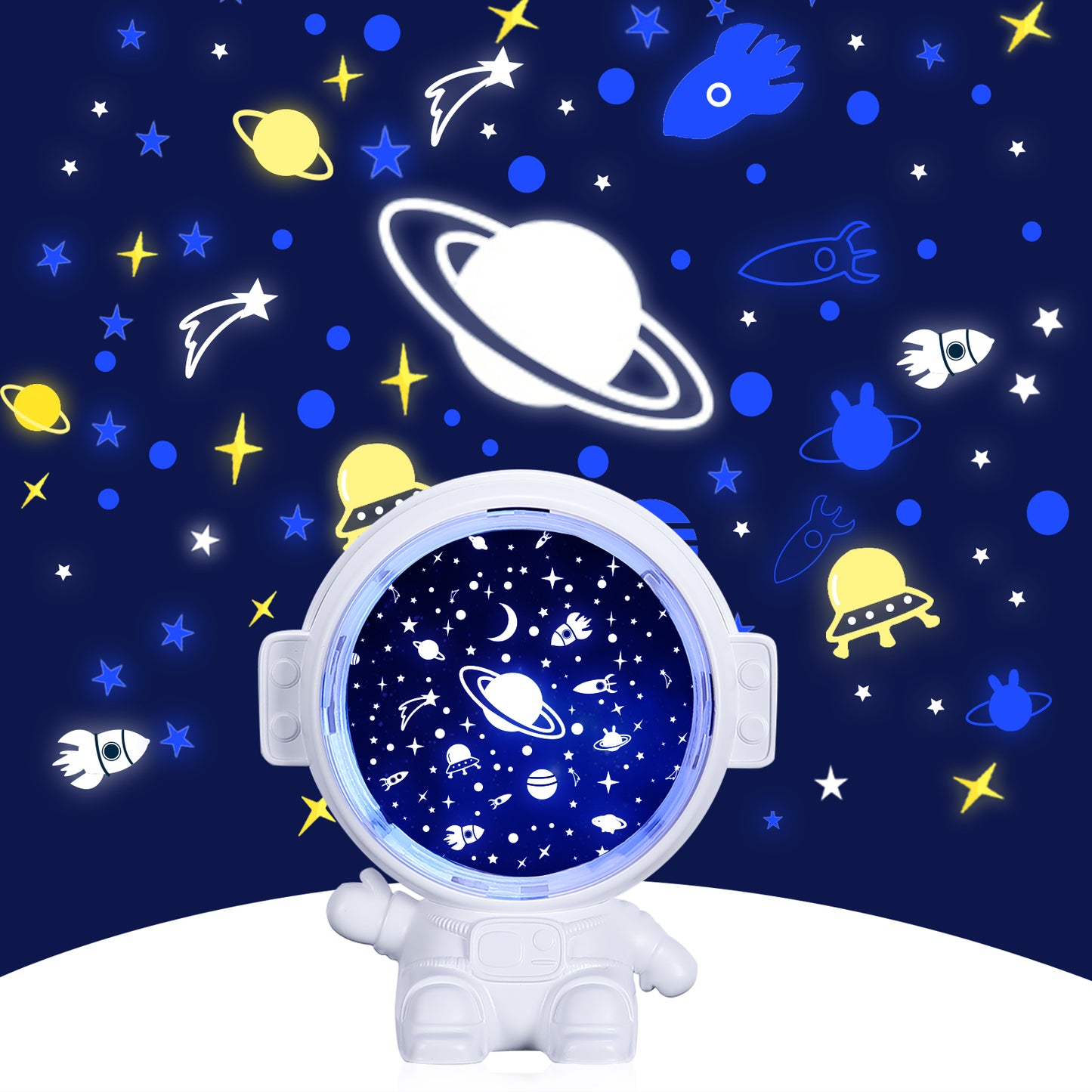Galaxy Sternprojektor Astronaut Nachtlicht Sternenhimmel Geschenk - Hobbyfy