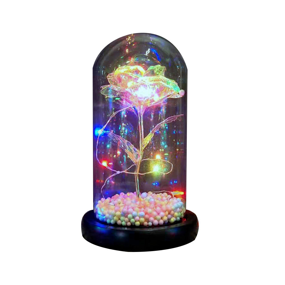 Ewige Rose In Glasflasche Mit Glaskuppel Hochzeitsdeko - Hobbyfy