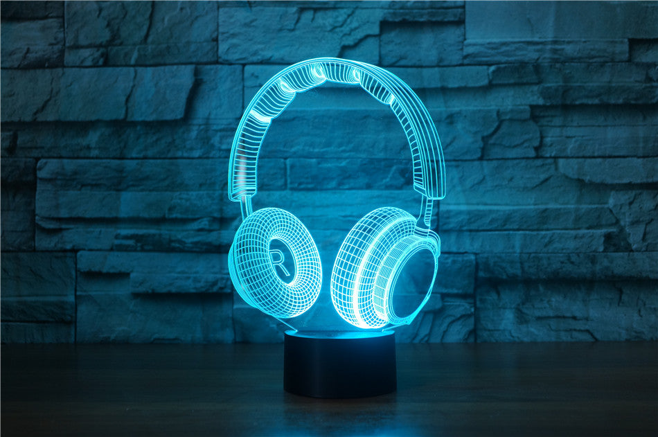 Illusion Tischlampe LED Acrylschirm Kristallklar - Hobbyfy
