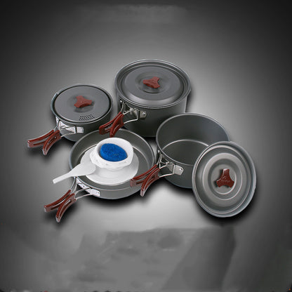 Hartaluminium Kochtopf Set Drei Teile Zwei Töpfe Und Bratpfanne - Hobbyfy
